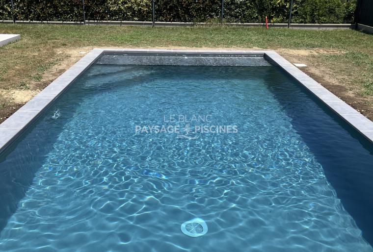 REALISATION PISCINE TRADITIONNELLE EVERBLUE 8x4m - PVC ARME - VOLET IMMERGE - ARTIGUELOUTAN 64 -