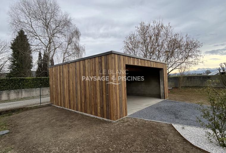 REALISATION CARPORT, TOITURE VEGETALE, AMENAGEMENTS - BORDES 64 -