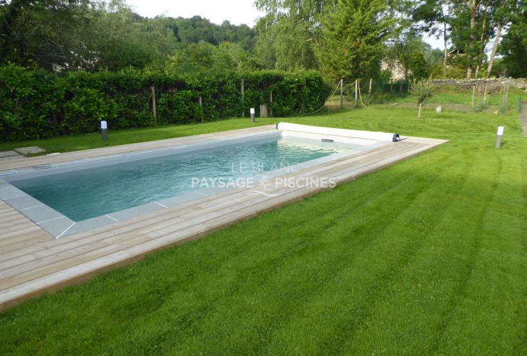 PISCINE TRADITIONNELLE 7x3m - BOURDETTES 64 - Pyrénées Atlantiques