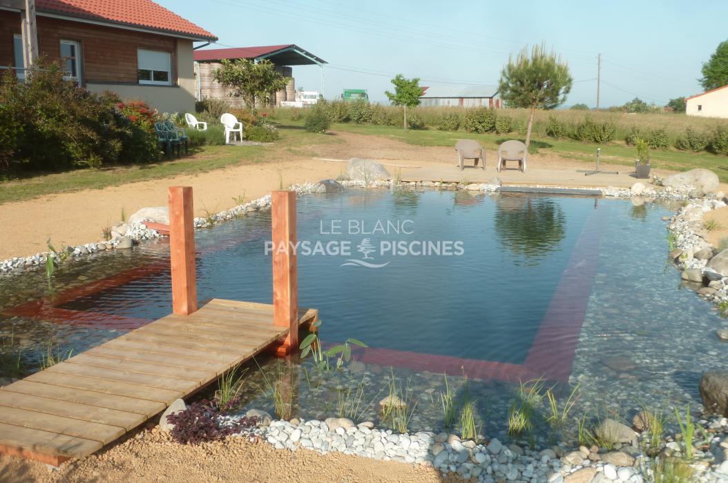 Bassin d'agrément et piscine naturelle - Maison et Paysage